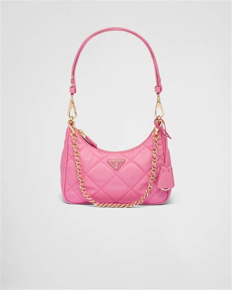 pink prada mini bag|prada nylon mini bag price.